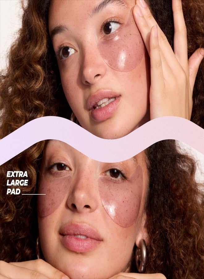 Vitamasques De-Puff Hydrogel Eye Pads with Lavender & Vegan Collagen, Under Eye Mask, Birthday Gifts For Women, Reduce Dark Circles, Puffy Eyes, Undereye Bags, Wrinkles - Under Eye Patches (Pack of 3) - Image 2